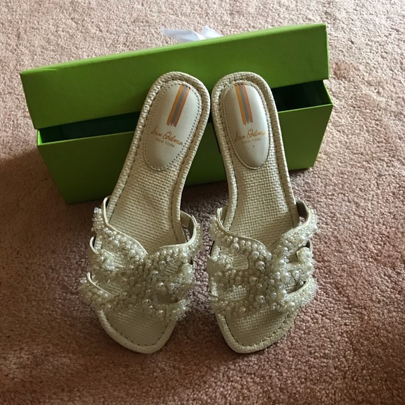 Sam Edelman beautiful flats with bead and pearls - Picture 10 of 15